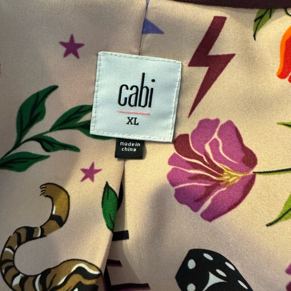NWOT Cabi Williams Jacket. Mulberry. Size XL. - Picture 11 of 13